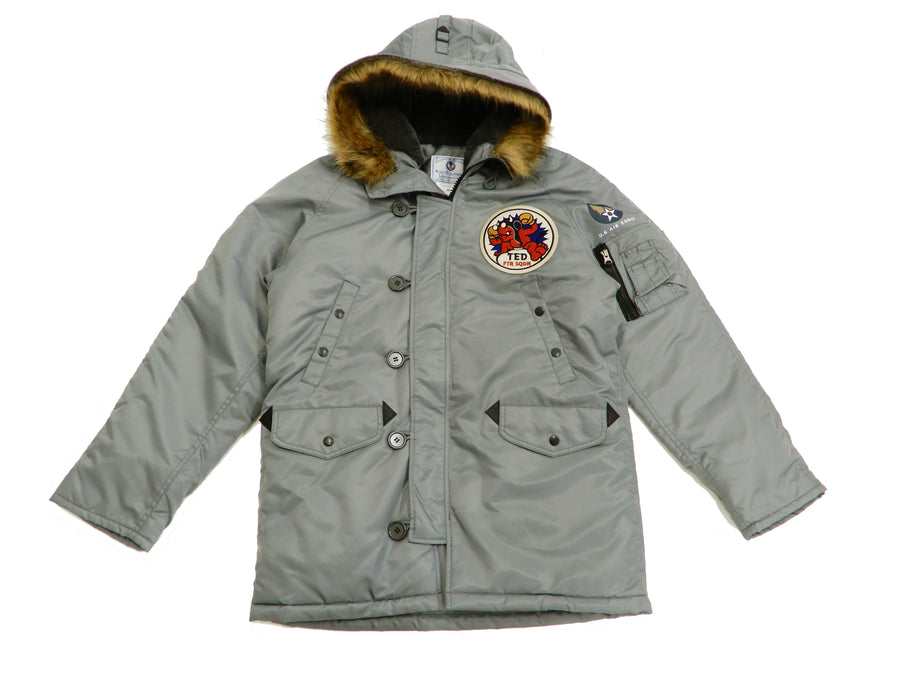 Tedman N-3B Parka Men's Winter Padded Coat Jacket with Patch TN3B