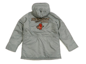 Tedman N-3B Parka Men's Winter Padded Coat Jacket with Patch TN3B-070 TN3-B-070 Gray