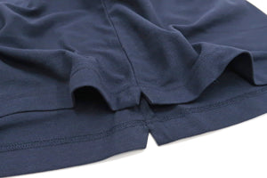 Tedman Polo Shirt Men's Short Sleeve Dry Pique Graphic Polo Shirt TSPS-139D Dark-Blue