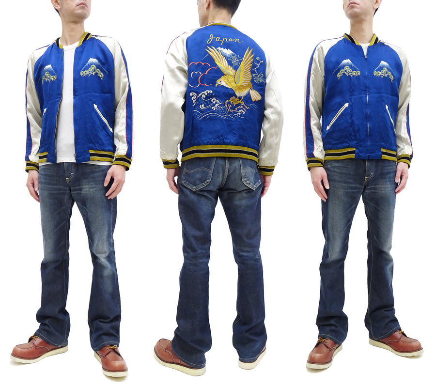 KOSHO & CO. Jacket Tailor Toyo Sukajan Men's Japanese Souvenir Jacket Dragon & Tiger/Eagle Embroidery TT15297 TT15297-119