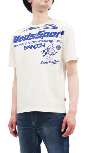 Tedman T-shirt Men's Kaminari WedsSport Lucky Devil Graphic Short Sleeve Tee WSBT-01 Off-White