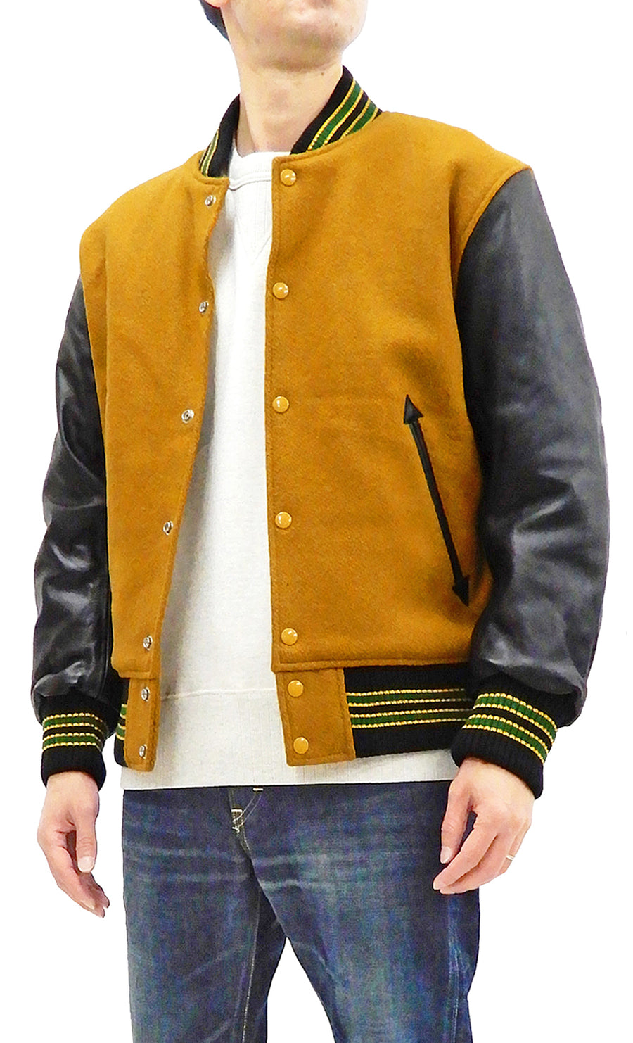 Whitesville Plain Varsity Jacket Men’s Letterman Jacket Melton