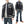 Laden Sie das Bild in den Galerie-Viewer, Whitesville Varsity Jacket Men&#39;s Letterman Jacket Melton x Leather Award Jacket WV15166 WV15166-119 Black x Black COUGARS
