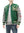Whitesville Varsity Jacket Men's Letterman Jacket Melton x Leather Award Jacket WV15166 WV15166-145 Green x Gray MAVERICKS