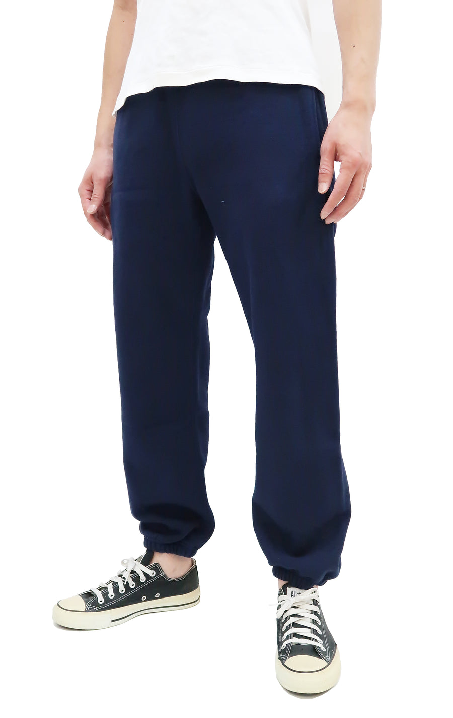 Whitesville Sweatpants Men's Drawstring Waist Sweatpants with Elastic Cuff WV49036 128 Navy-Blue