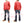 Whitesville Plain Sweatshirt Men's Loop-wheeled V-Insert Vintage Style WV67728 Red
