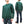 Whitesville Plain Sweatshirt Men's Loop-wheeled V-Insert Vintage Style WV67728 145 Green