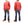 Whitesville Plain Sweatshirt Men's Loop-wheeled V-Insert Vintage Style WV67728 Red