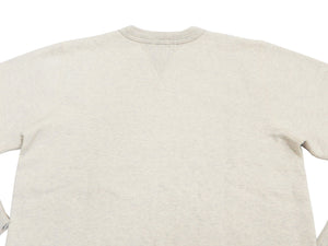 Whitesville Plain Sweatshirt Men's Loop-wheeled V-Insert Vintage Style WV67728 Oatmeal