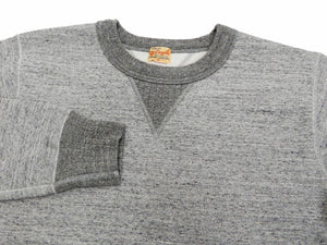 Whitesville Plain Sweatshirt Men's Loop-wheeled V-Insert Vintage Style WV67728 Heather-Gray