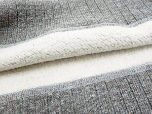 Whitesville Plain Sweatshirt Men's Loop-wheeled V-Insert Vintage Style WV67728 Heather-Gray