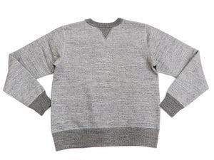 Whitesville Plain Sweatshirt Men's Loop-wheeled V-Insert Vintage Style WV67728 Heather-Gray
