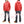 Whitesville Plain Pullover Hoodie Men's Solid Color Hooded Sweatshirt WV67729 Red