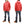 Whitesville Plain Pullover Hoodie Men's Solid Color Hooded Sweatshirt WV67729 Red