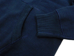 Whitesville Plain Pullover Hoodie Men's Solid Color Hooded Sweatshirt WV67729 Navy-Blue