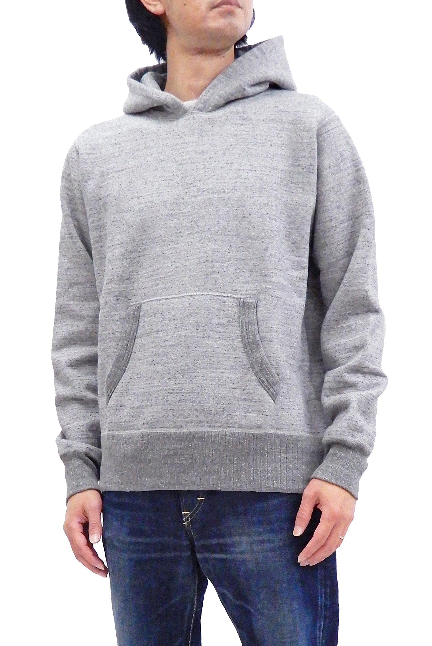 Whitesville Plain Pullover Hoodie Men's Solid Color Hooded Sweatshirt  WV67729 Heather-Gray