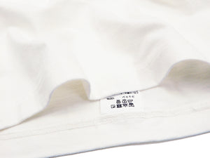 Whitesvill Plain T-shirt Men's Heavyweight Long Sleeve Pocket Tee WV68849 105 Off-white