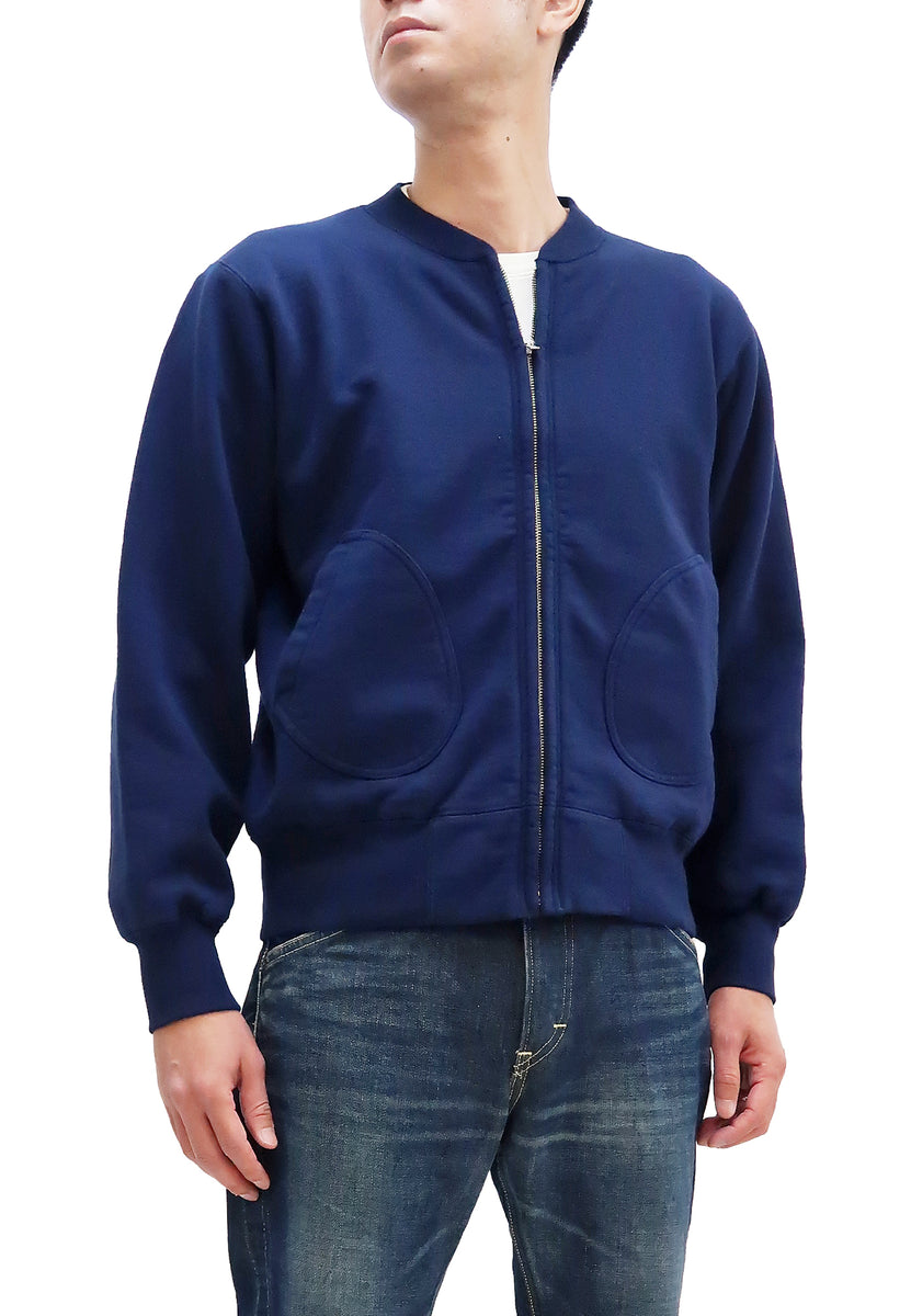 Whitesville Full-zip Sweatshirt No Hood with thermal lining Men's Waff ...