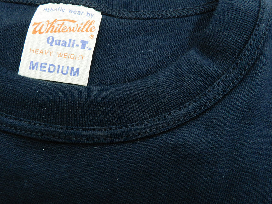 Whitesvill Men's 2-Pack Plain T-shirt Short Sleeve Tee Toyo Enterprises WV73544 Navy-Blue