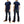 Whitesville 2-Pack T-shirts Men's Plain Short Sleeve Loopwheeled Tees by Toyo Enterprises WV73544 128 Navy-Blue