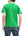Whitesvill Plain T-shirt with Rib Side Panels Men's Heavyweight Short Sleeve Tee WV78930 144 Kelly-Green
