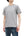 Whitesvill Plain T-shirt with Rib Side Panels Men's Heavyweight Short Sleeve Tee WV78930 113 Heather-Gray