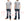 Whitesvill Plain T-shirt with Rib Side Panels Men's Heavyweight Short Sleeve Tee WV78930 113 Heather-Gray