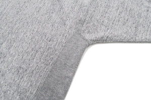 Whitesvill Plain T-shirt with Rib Side Panels Men's Heavyweight Short Sleeve Tee WV78930 113 Heather-Gray