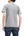 Whitesvill Plain T-shirt with Rib Side Panels Men's Heavyweight Short Sleeve Tee WV78930 113 Heather-Gray