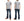 Whitesvill Plain T-shirt with Rib Side Panels Men's Heavyweight Short Sleeve Tee WV78930 113 Heather-Gray