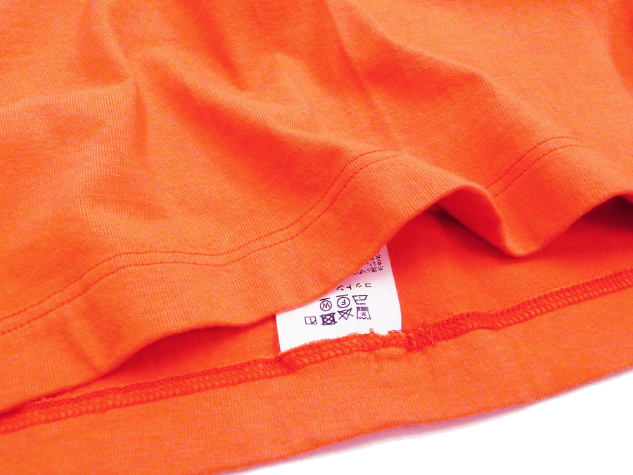 Whitesvill T-Shirt Men's Plain Pocket T Shirt Heavyweight Short Sleeve Tee WV78932 159 Orange